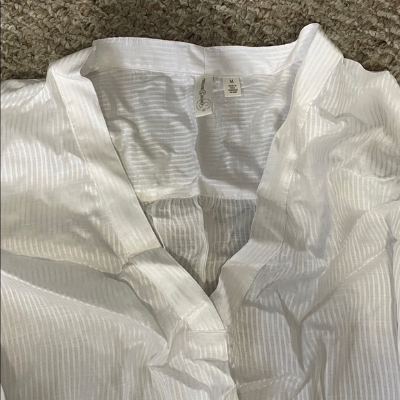Treasure & Bond Sheer White Blouse - Picture 4 of 5